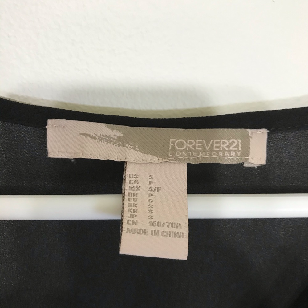 Forever 21 Contemporary Black Sheer Romper Size S - Picture 6 of 6